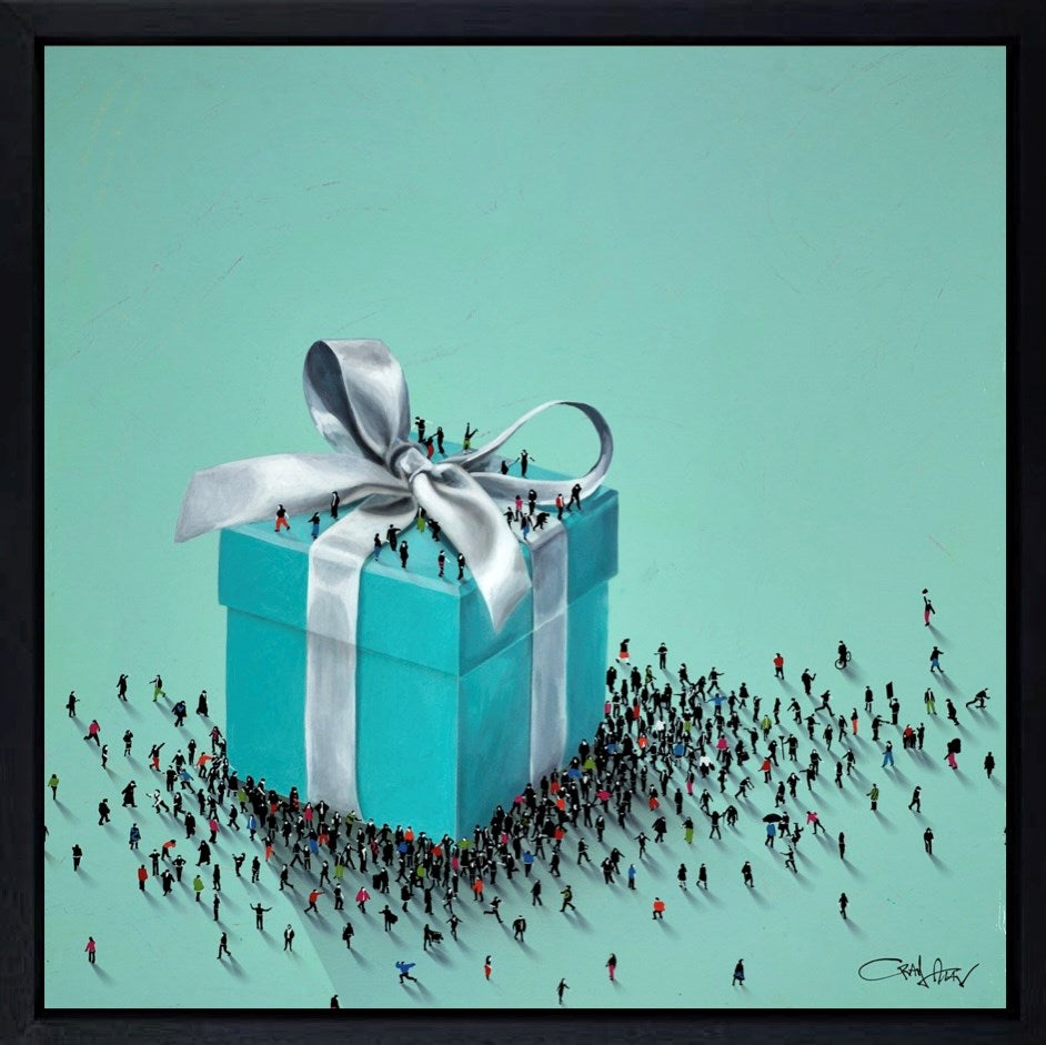 Little Blue Box II (Framed)
