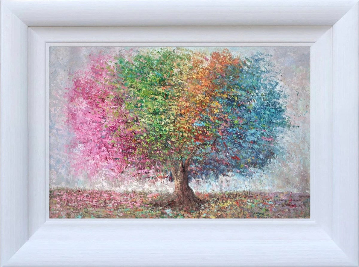 Multicoloured Forest (Framed)