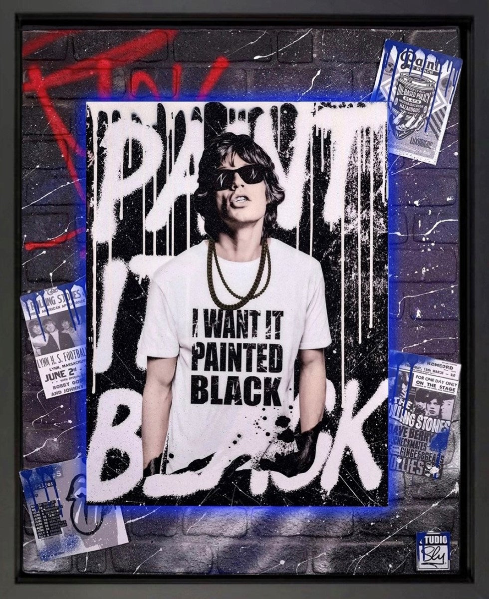 Paint it Black (Framed)