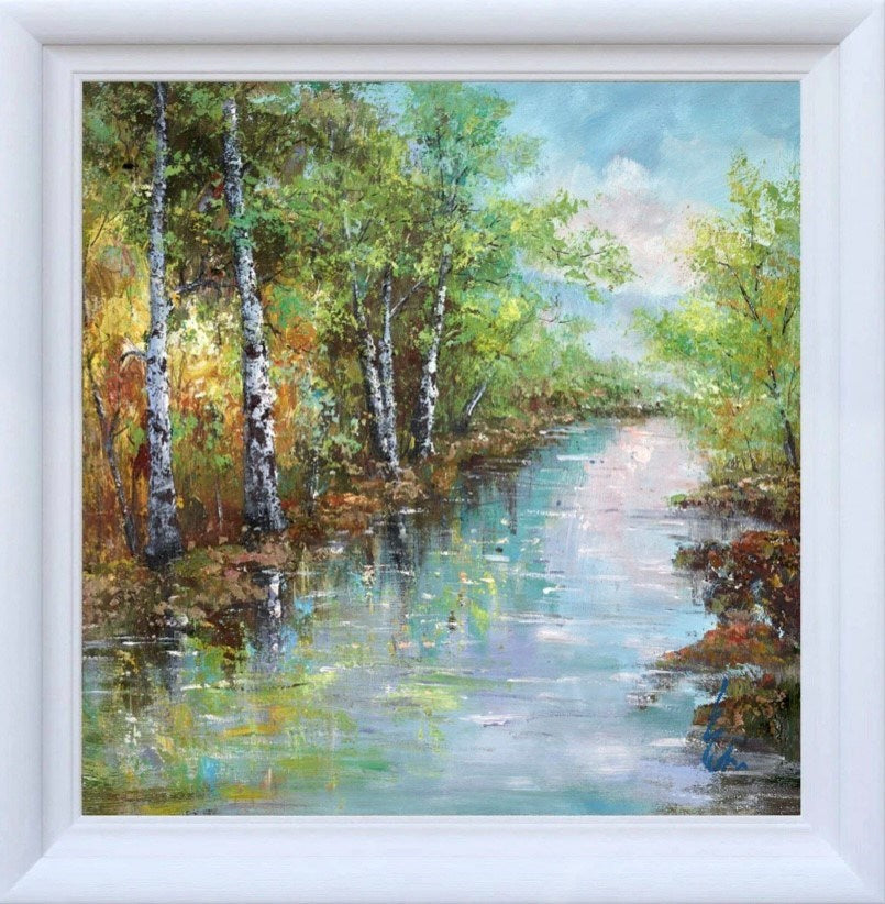 A Woodland Stream II (Framed)