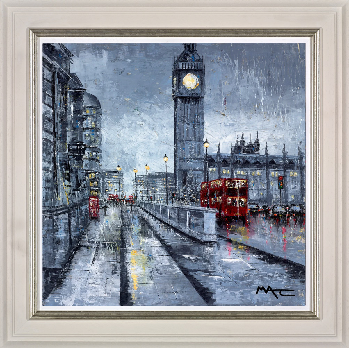 5pm Downpour (Framed)