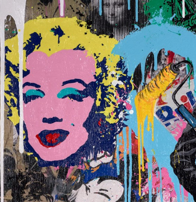 Go Hunt Your Dreams - Warhol (Detail1)