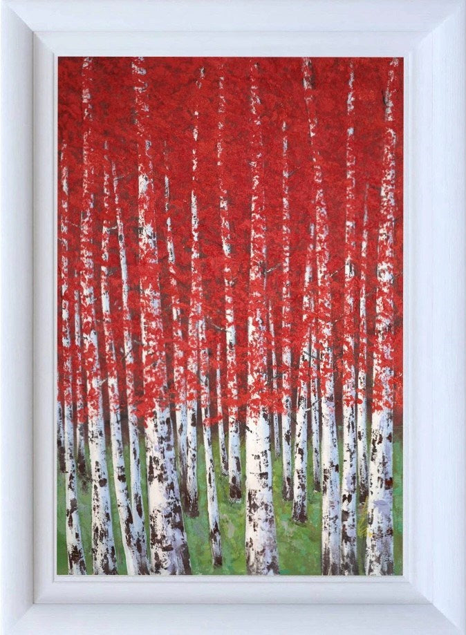 Forest of Red III (Framed)