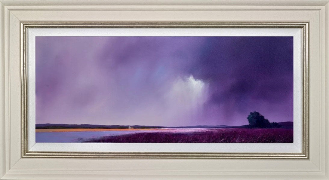 Magenta Rainclouds (Framed)