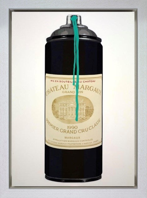 Chateau Margaux 1990 (Ufo Drip) (Framed)