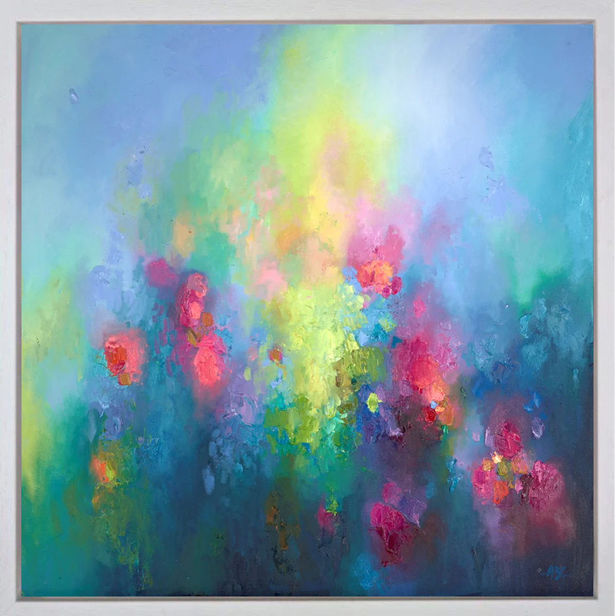 Cascade of Colour III (Framed)
