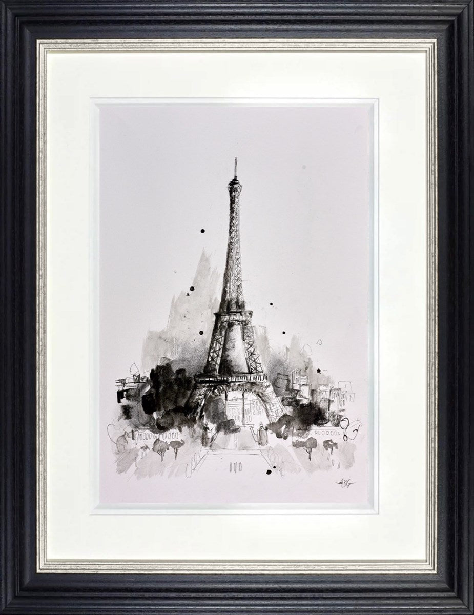 Eiffel Tower (Sketch) (Framed)