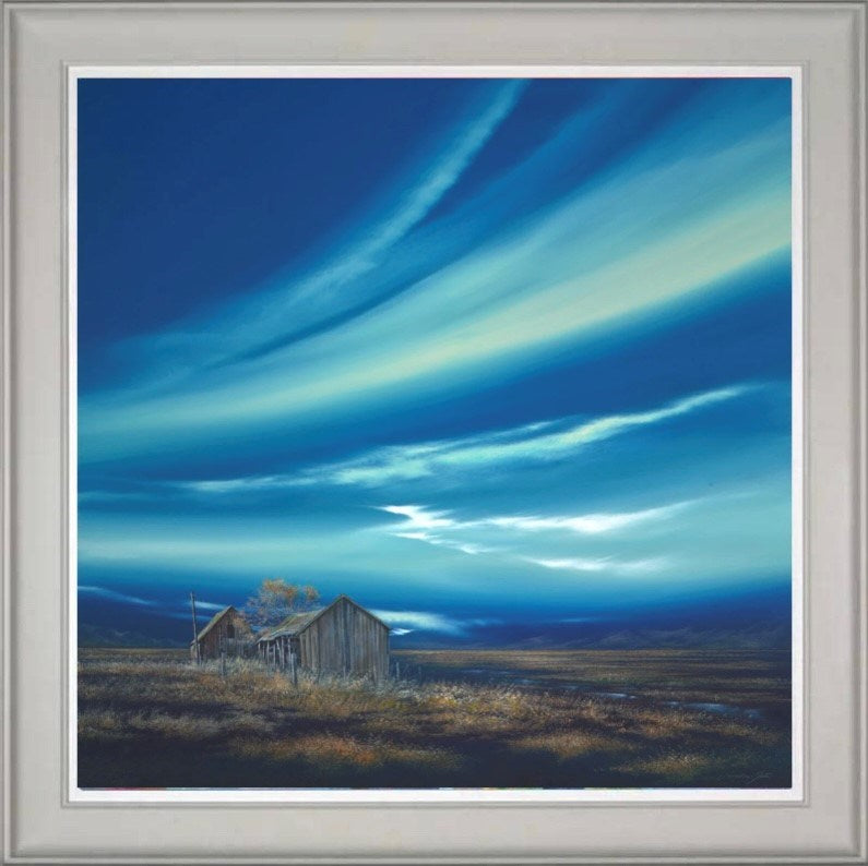 Big Blue Sky & The Old Barn (Framed)