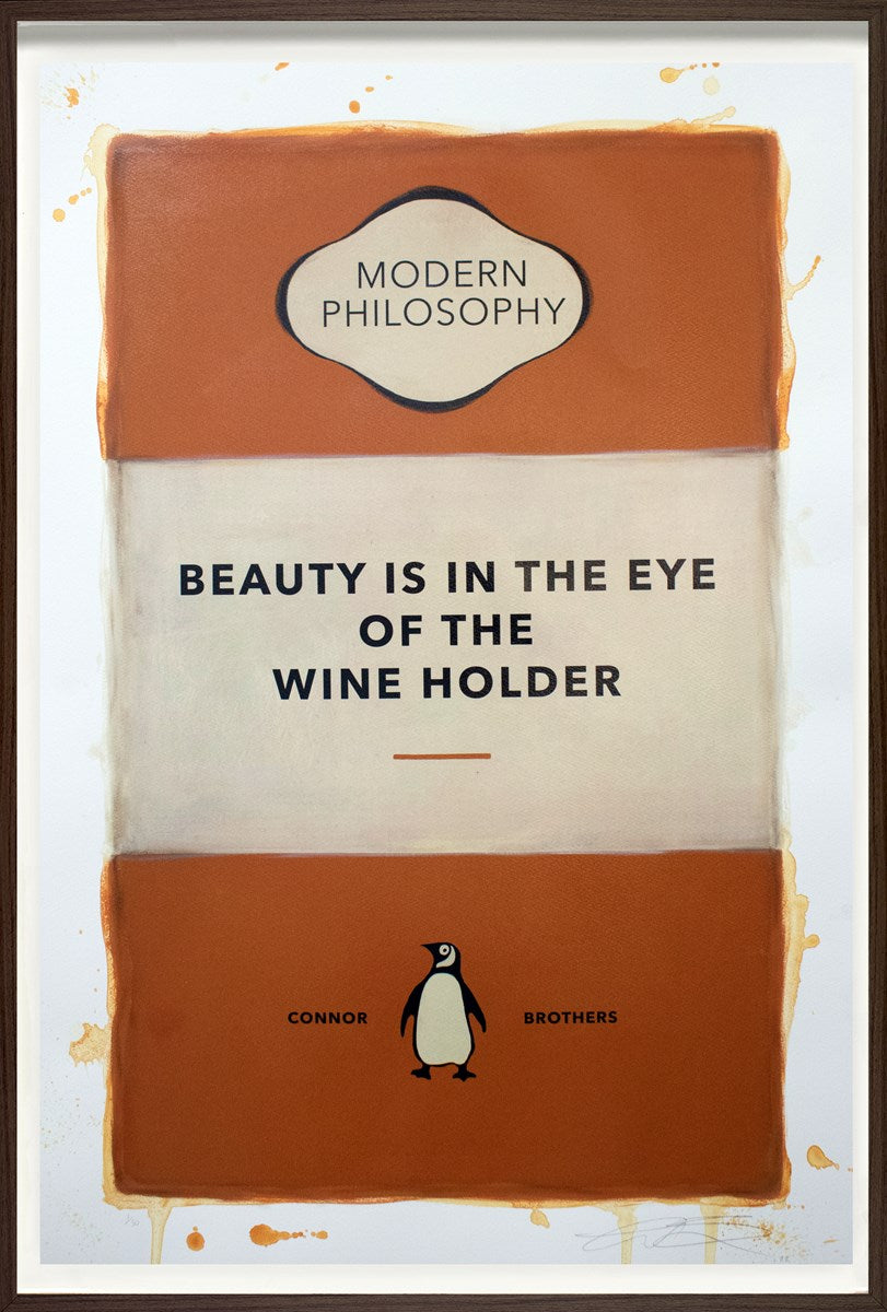 Beauty is in the Eye of the Wine Holder (Framed)