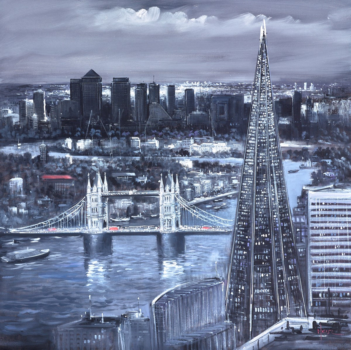 Shard over The Thames
