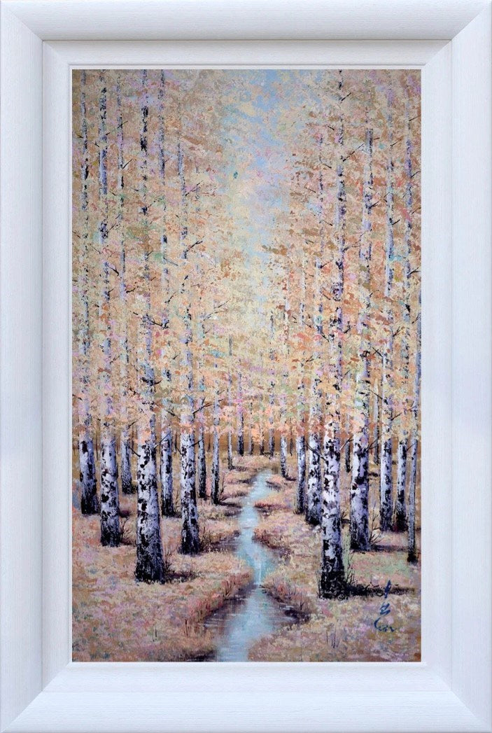 A Calm Forest Stream II (Framed)