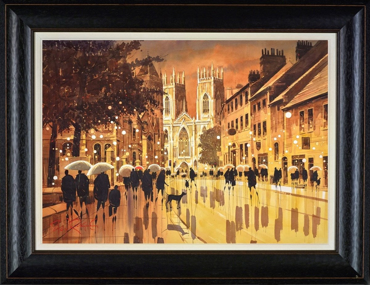 Sun On The Minster- York (Framed)