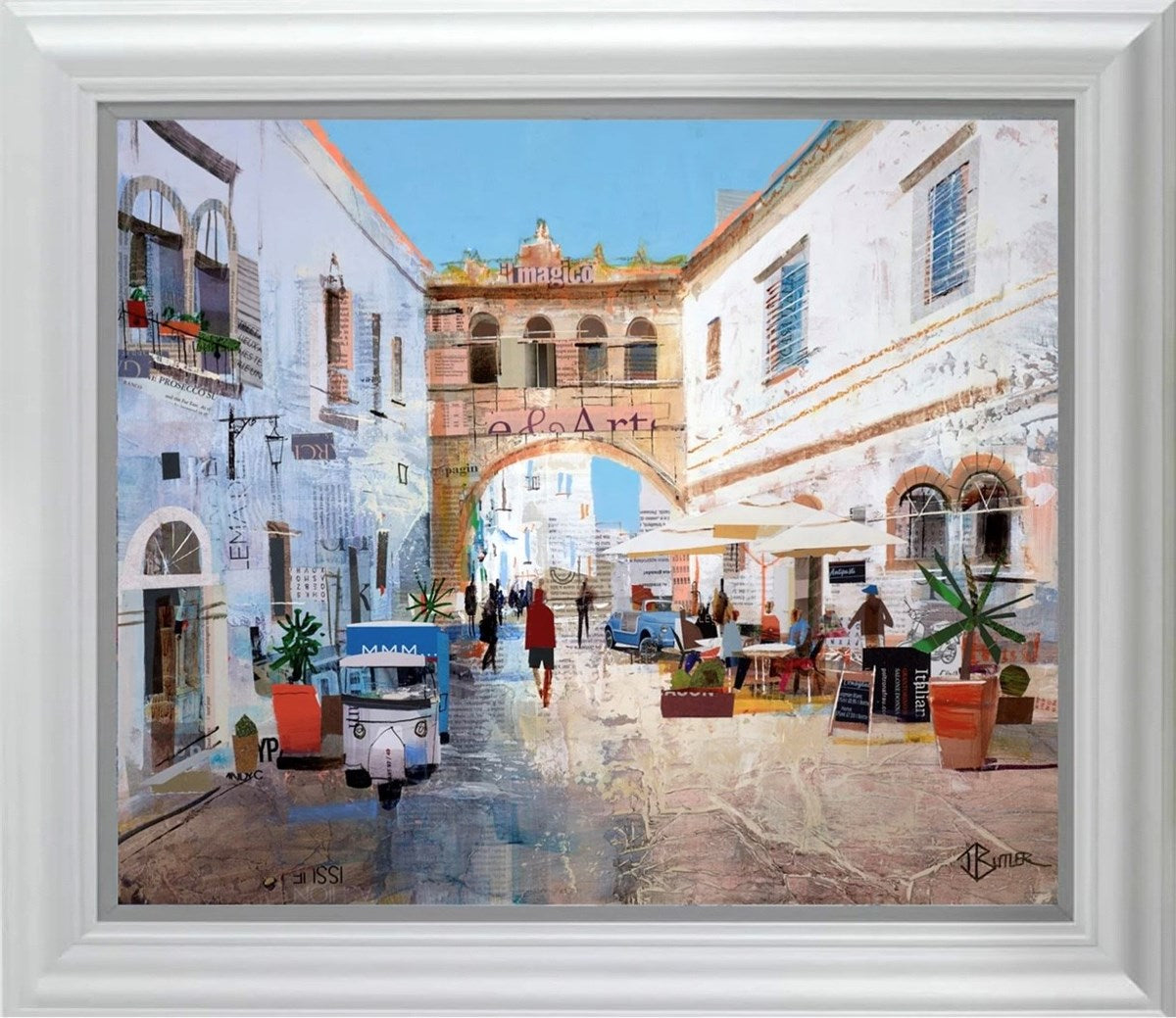 Summer In Ostuni (Framed)