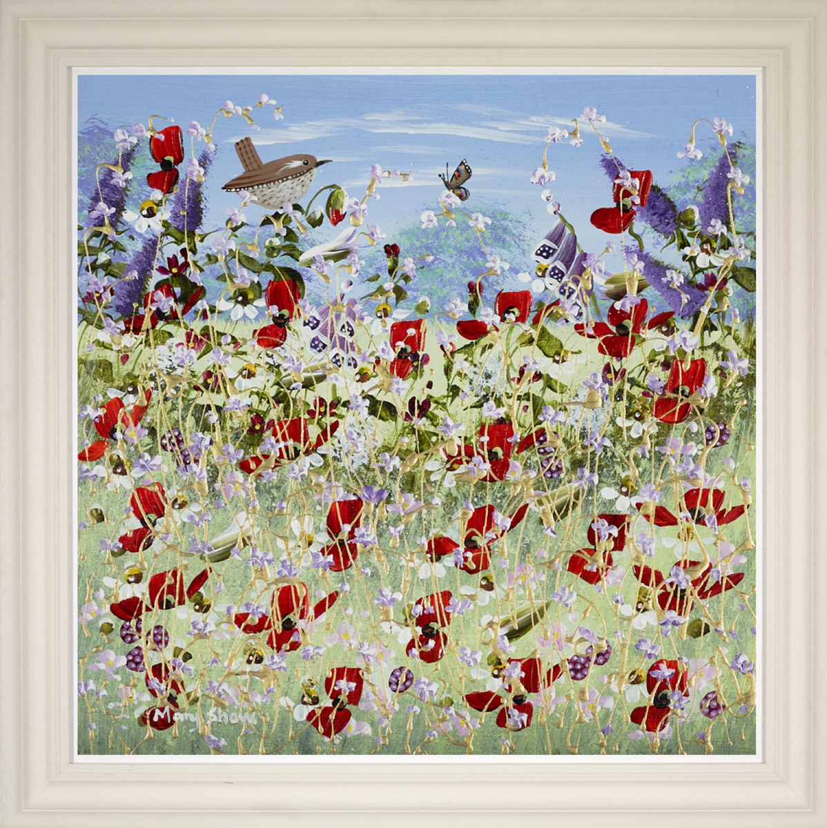 Early Morning Bloom II (Framed)