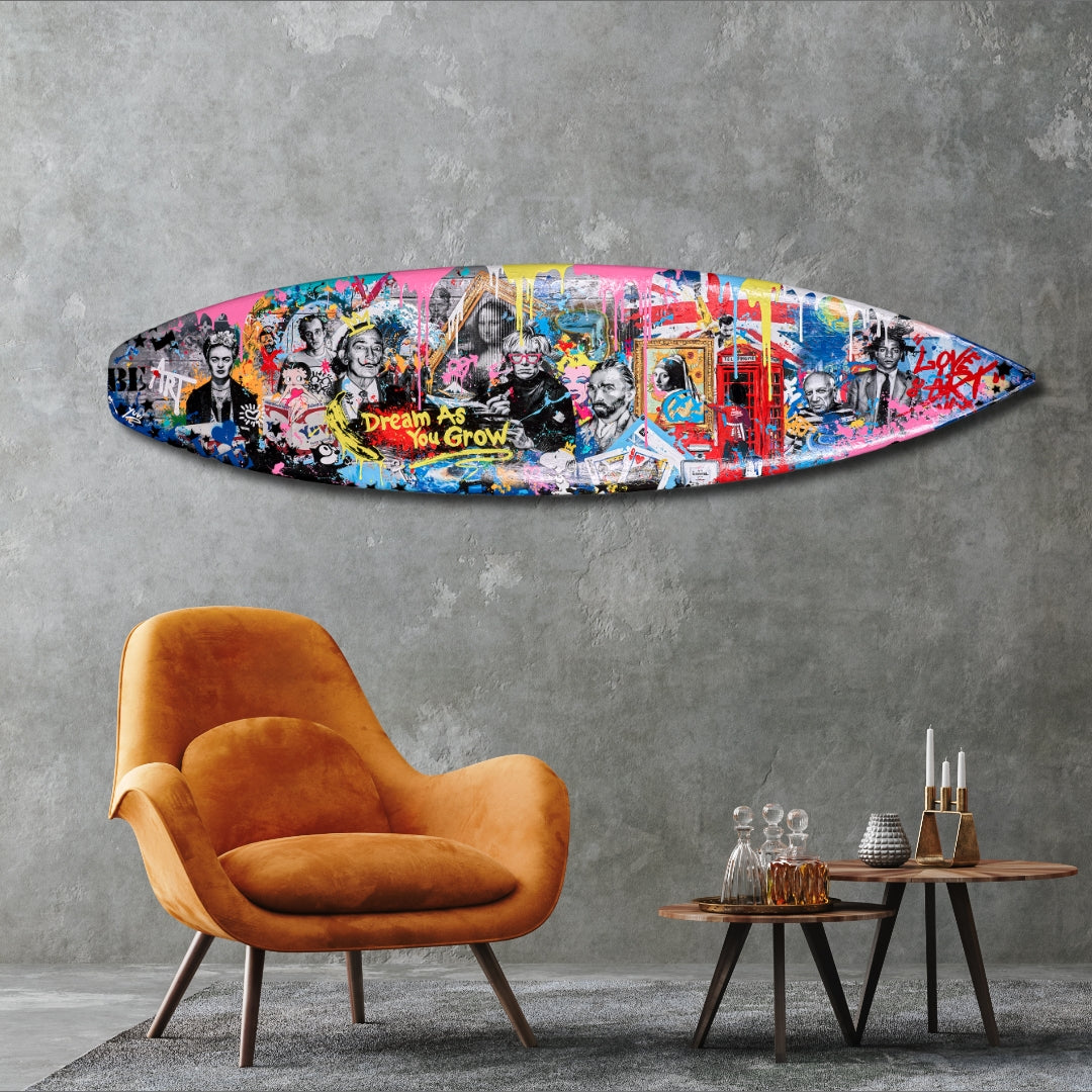 Dream As You Grow - Surfboard