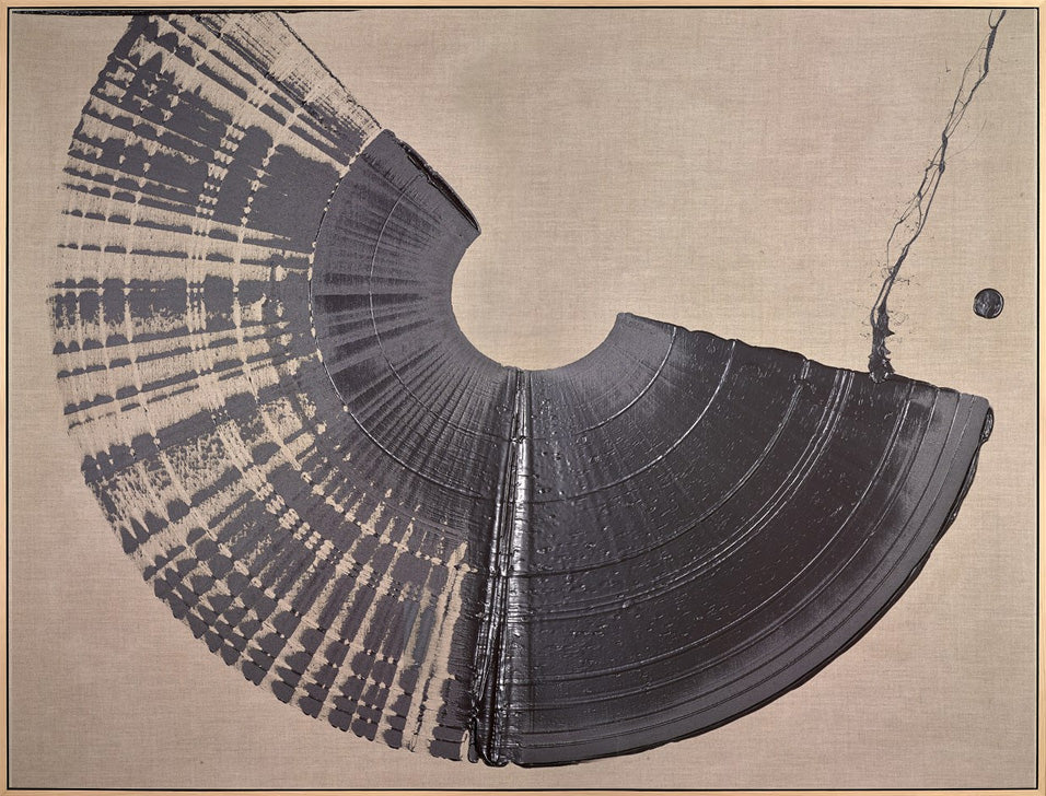 Large Brushstroke - Black