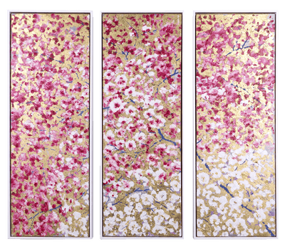 Spring Embrace (Triptych)