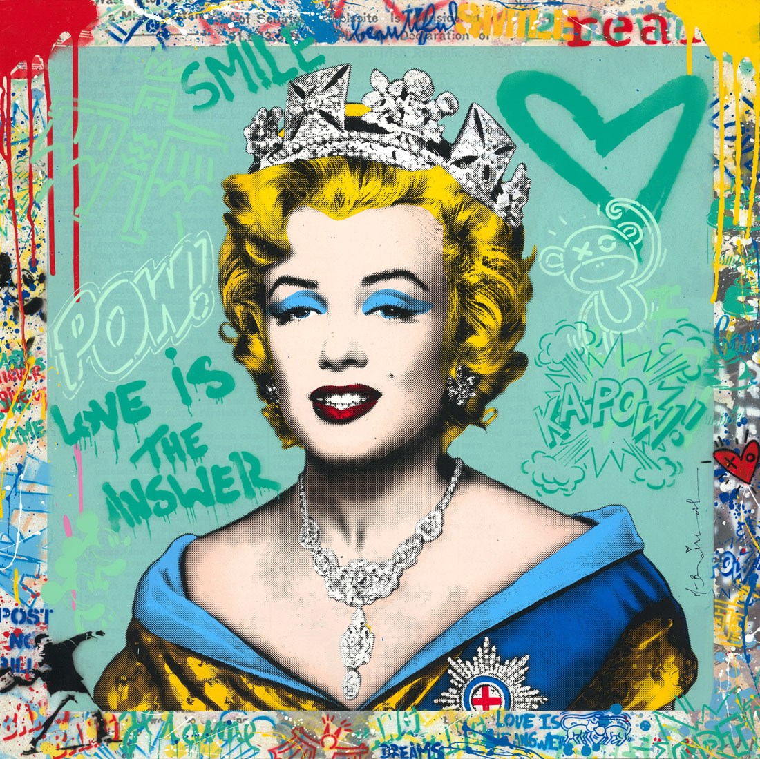 Queen Marilyn - Blue
