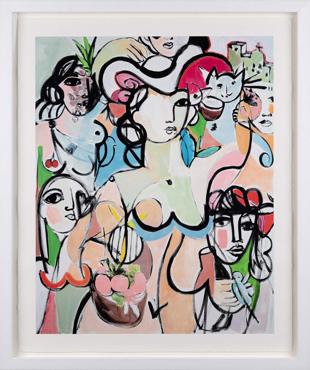 Lines of a Muse I (Framed)
