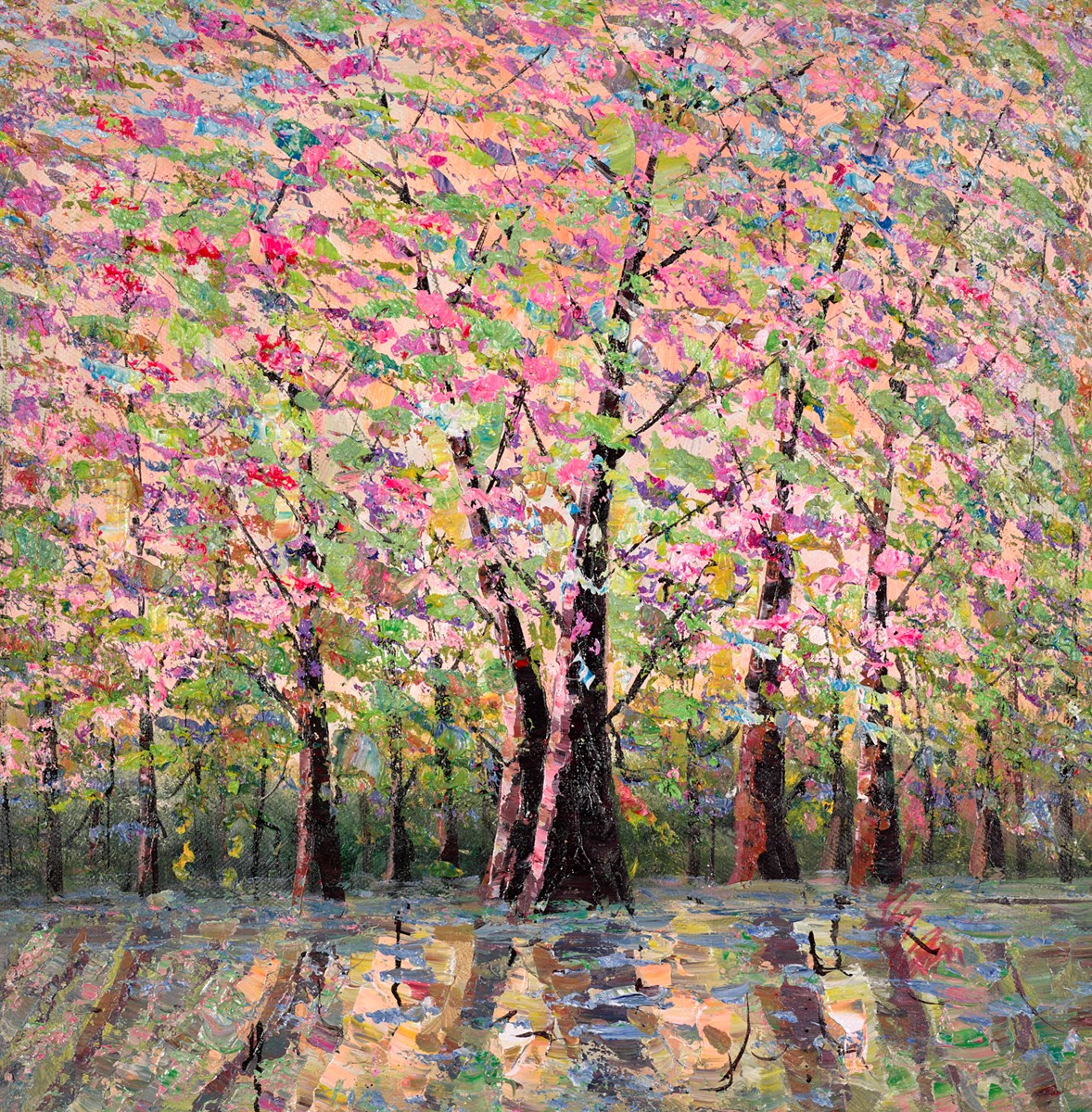 Multi Coloured Woodland III