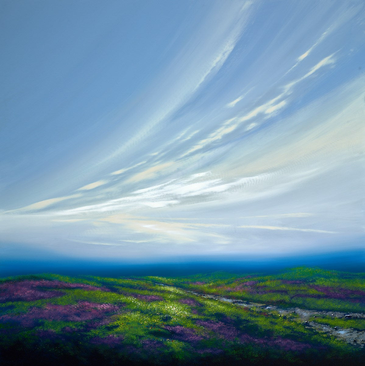 Moorland and Blue Sky II