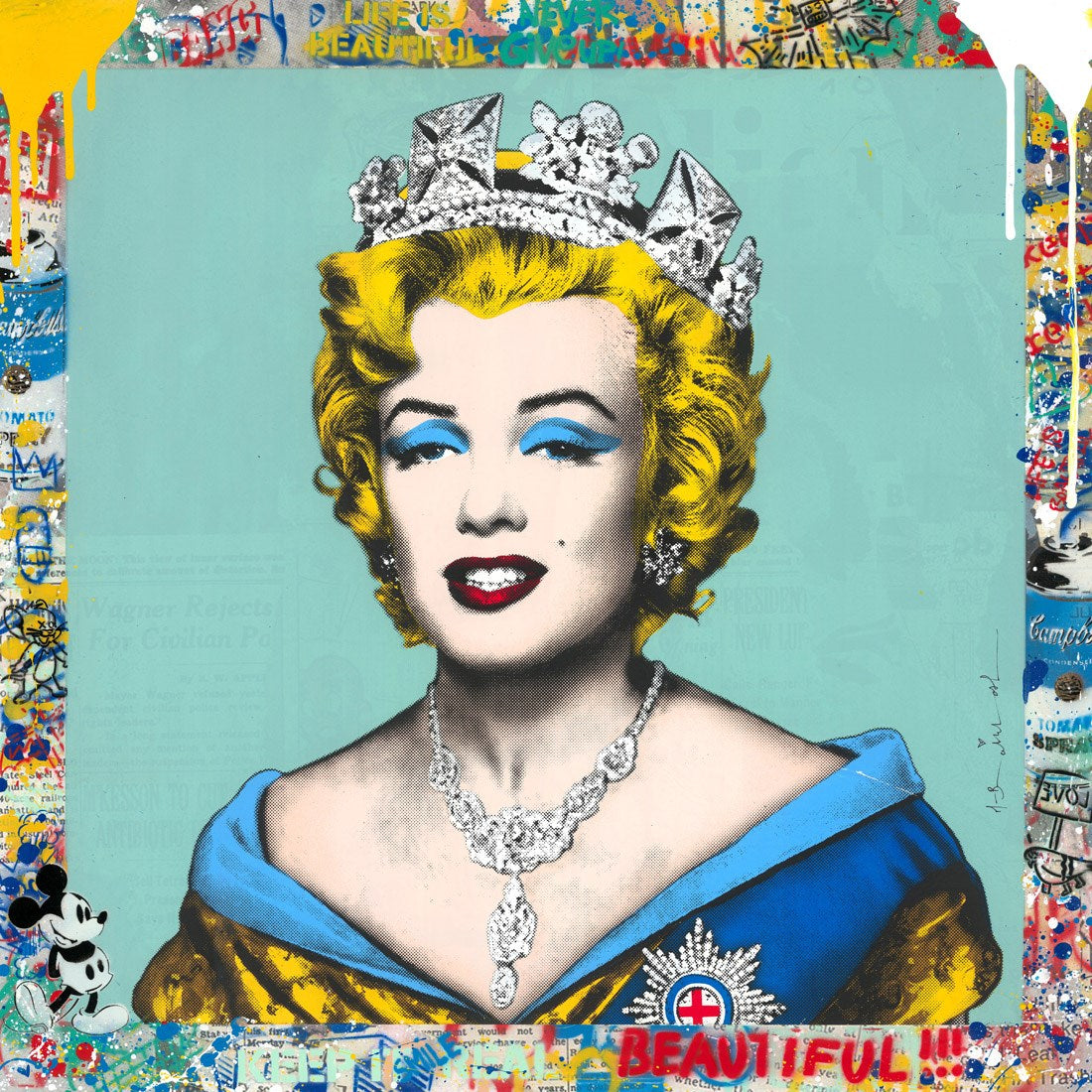 Queen Marilyn - Blue
