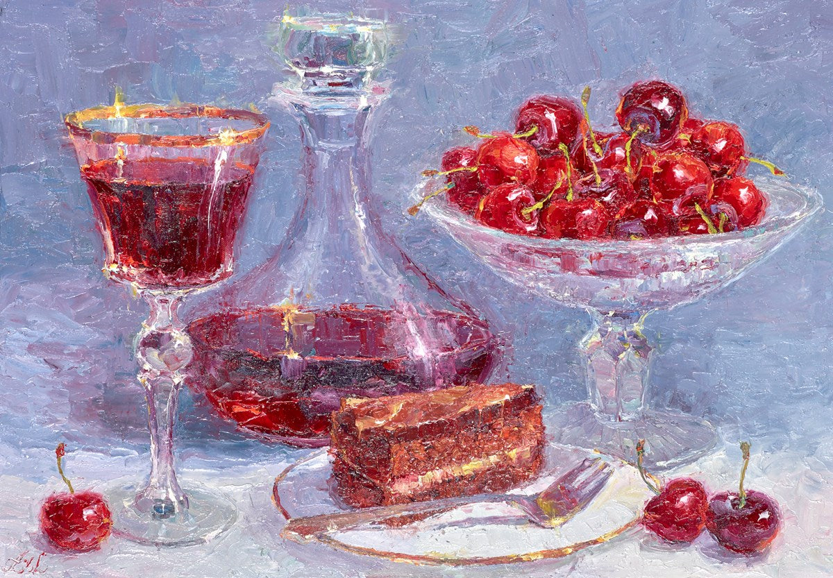 Ruby Port and Cherries II