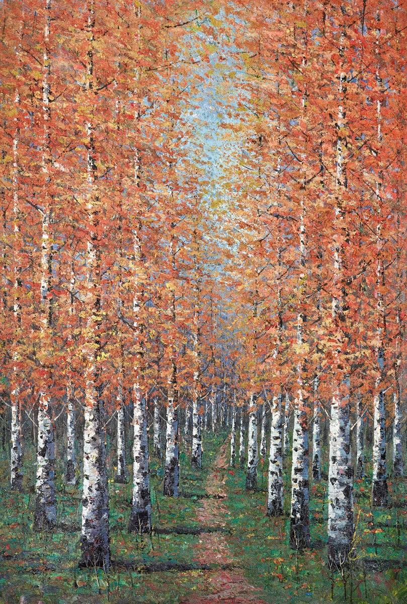 Autumn Beneath the Birches I