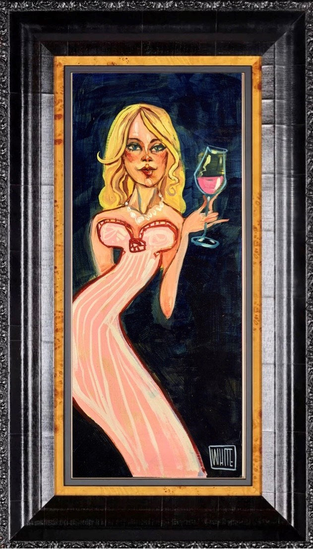 Rose All Night (Framed)