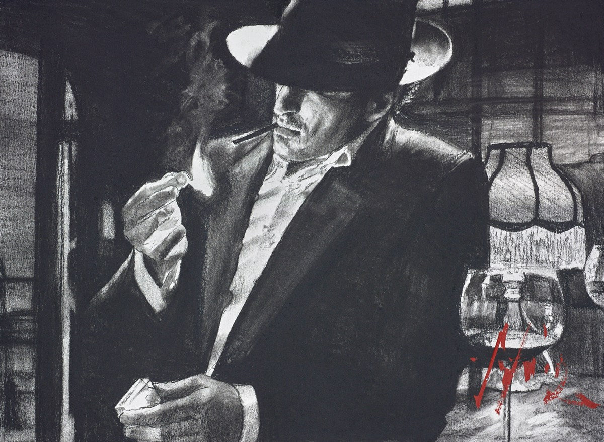 Man Lighting a Cigarette II