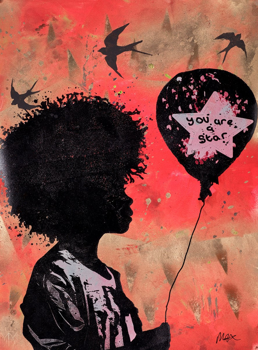 You Are a Star (Red & Gold)