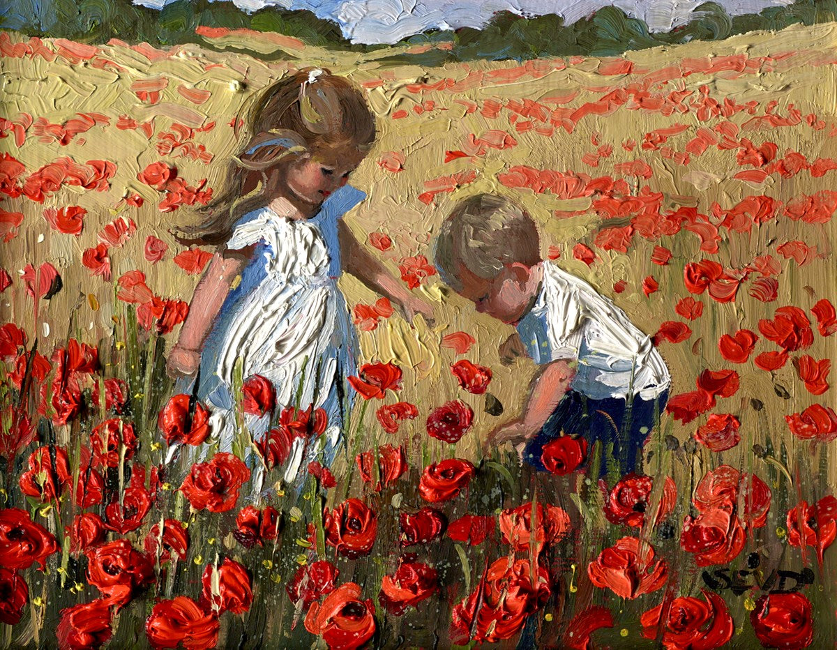 Playing Amongst The Poppies