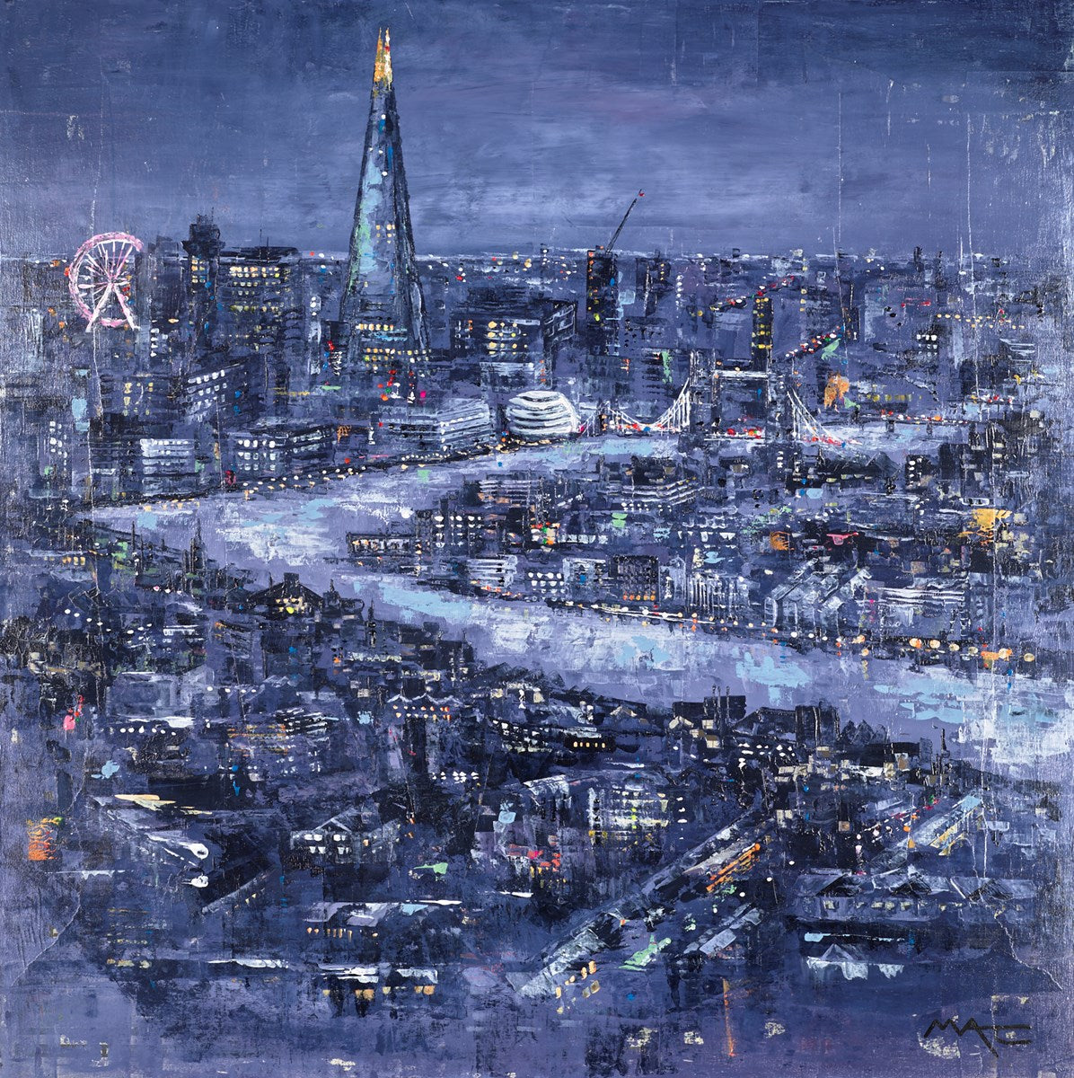 Illuminated London Evening