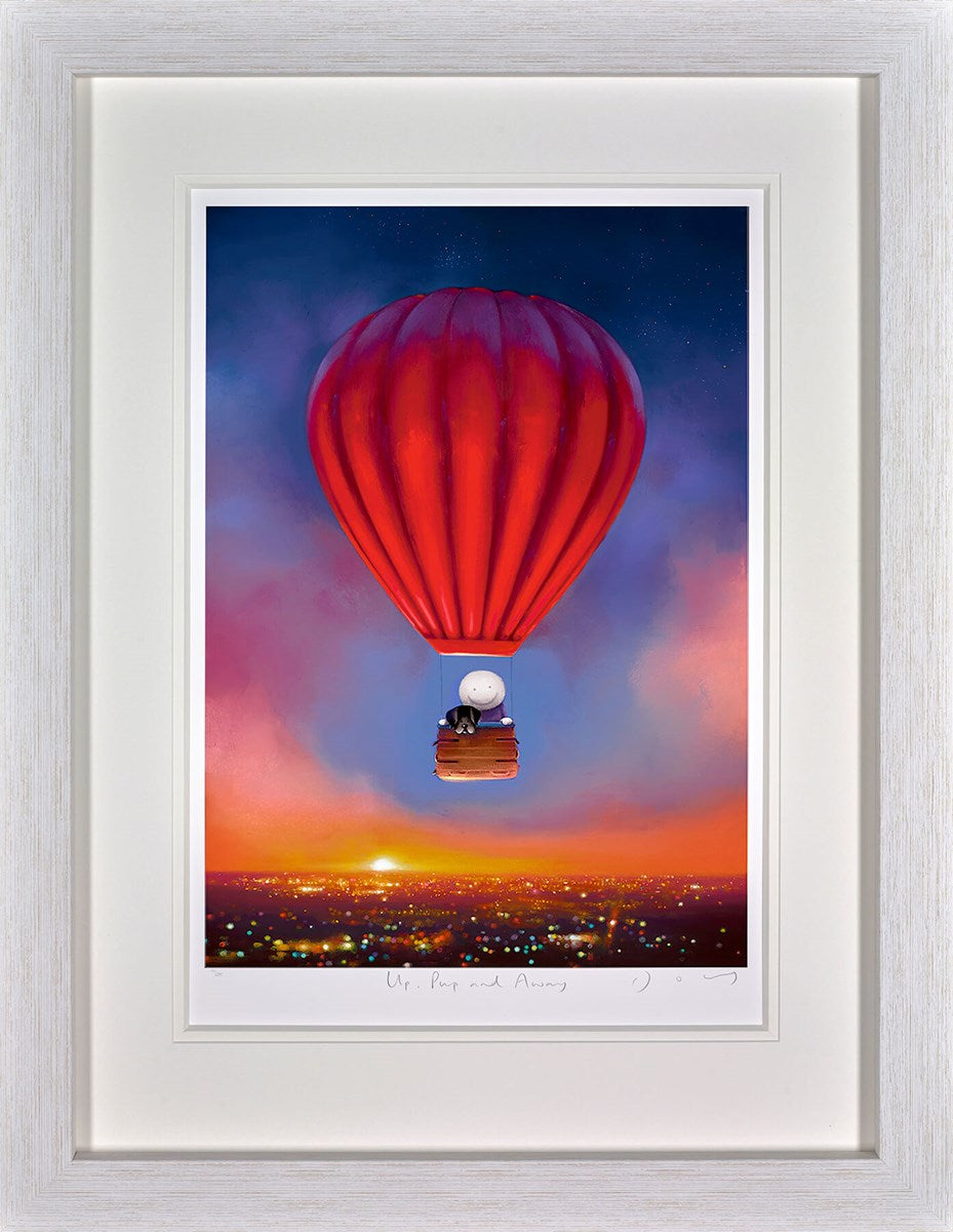 Up, Pup and Away (Framed)