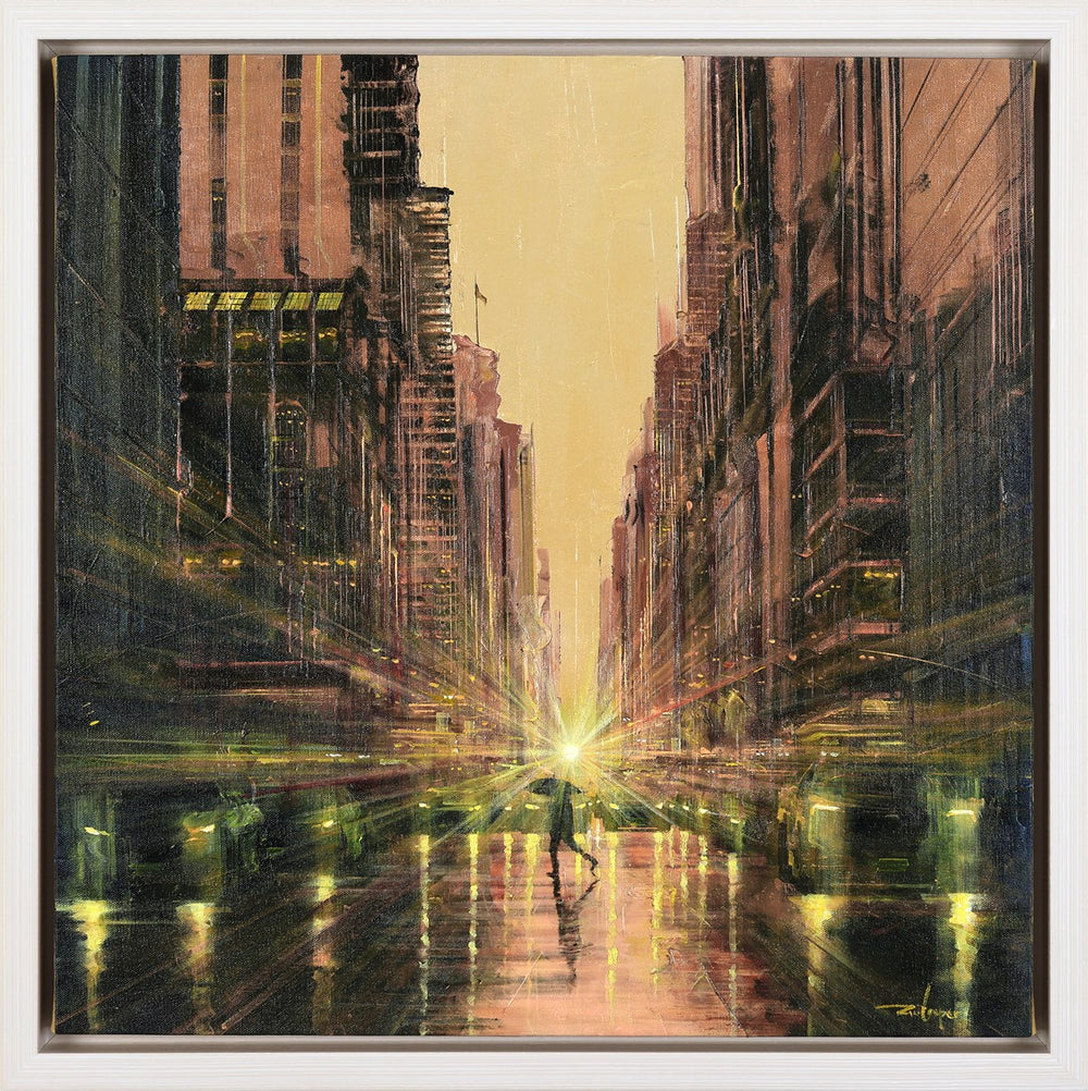 Rainy Sunset (Framed)
