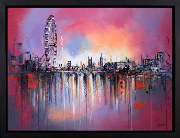Pastel Skies II (Framed)