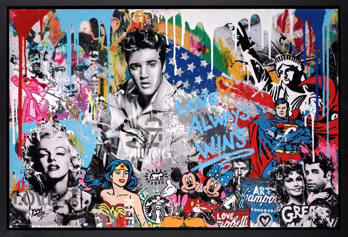 Love Always Wins - Elvis (Framed)