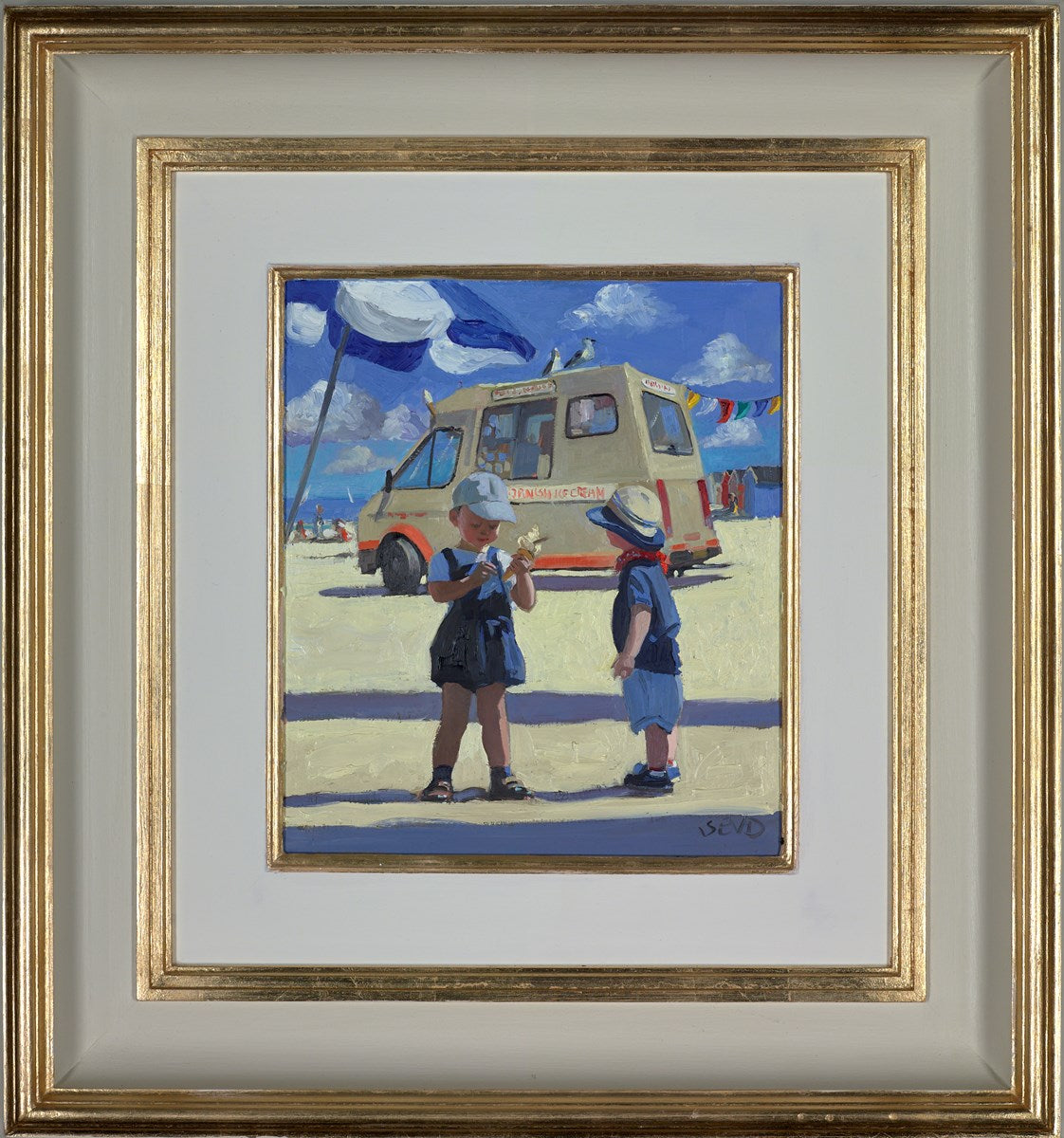Treats on the Beach (Framed)