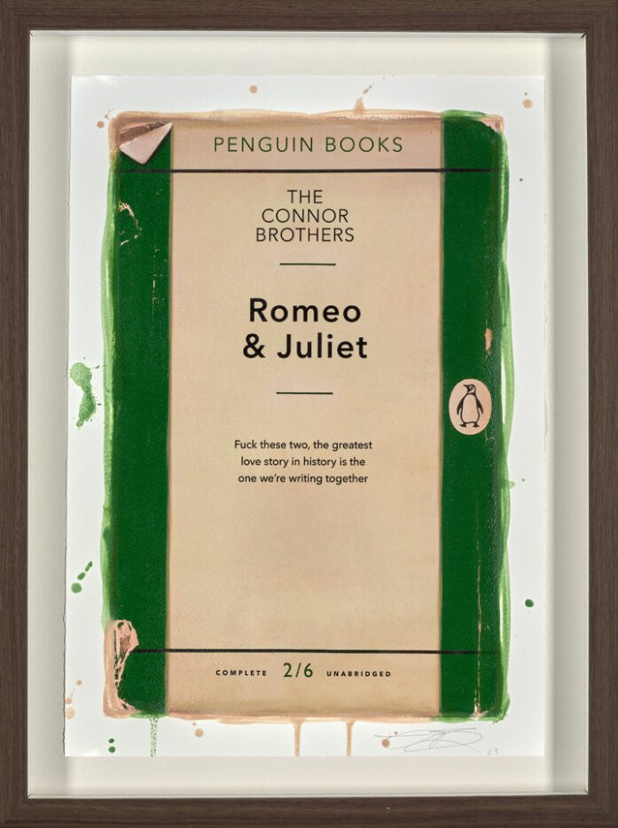 Romeo and Juliet (Small Hand Coloured) (Framed)