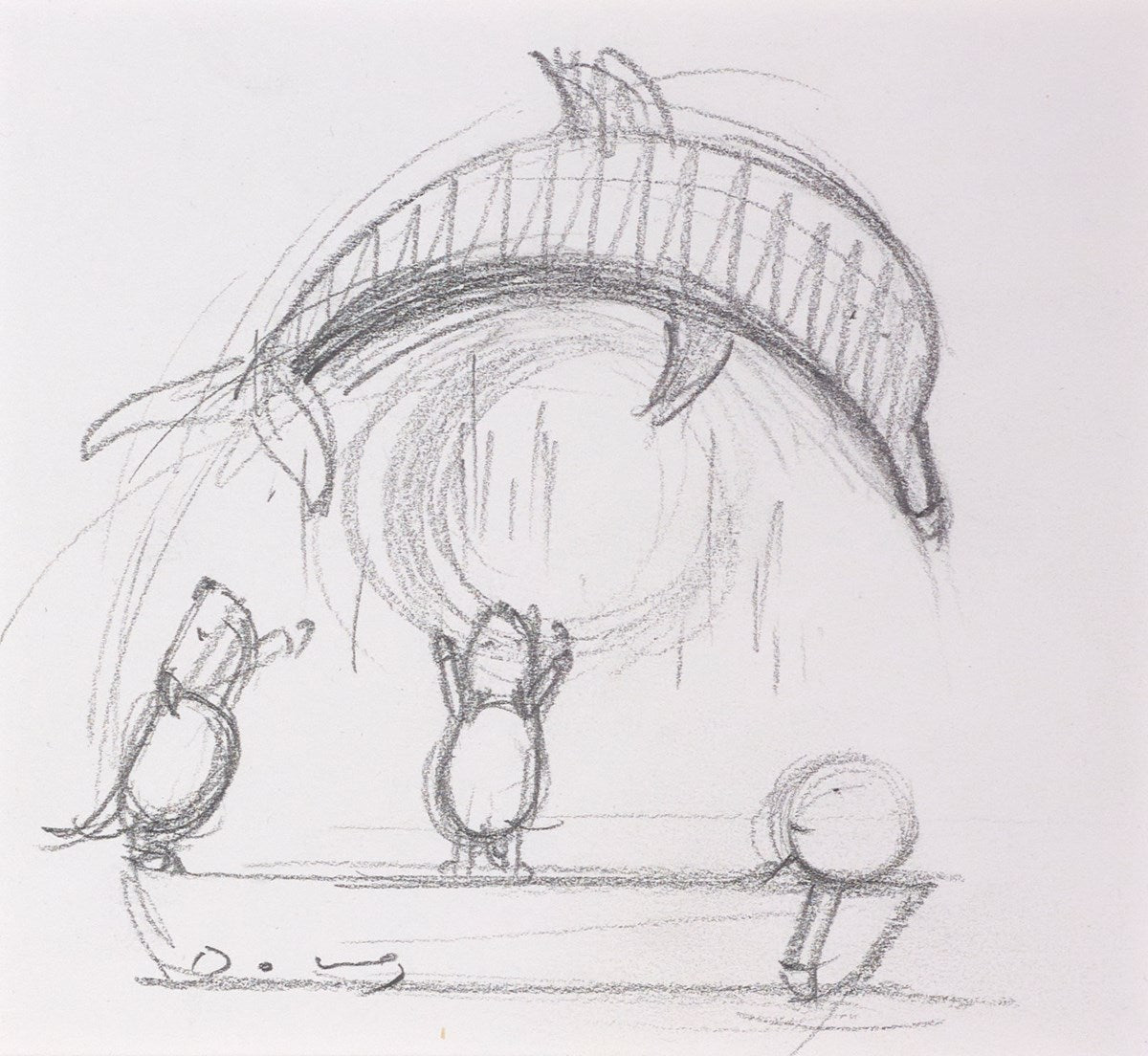 Best Day of My Life, Reaching Dog (Sketch)