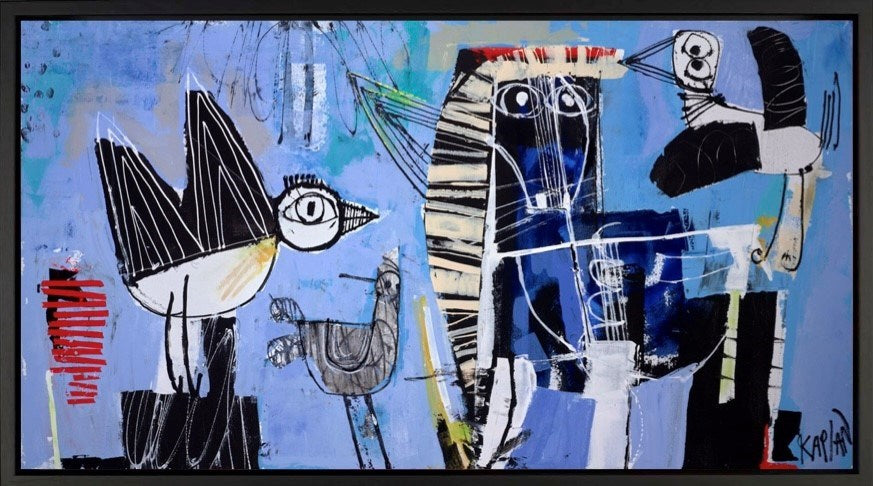 Blue Bird (Framed)