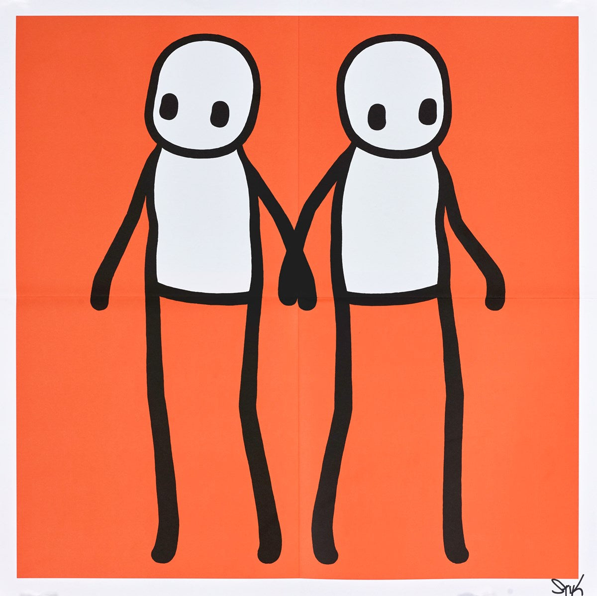 Holding Hands (Orange)