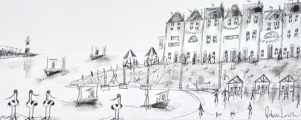Houses at the Harbour (sketch)