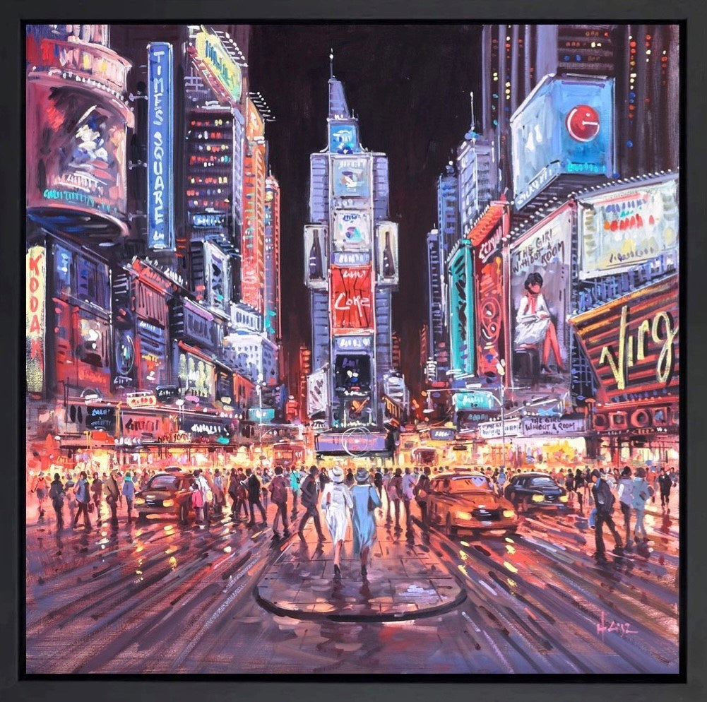 Time Square Stroll (Framed)