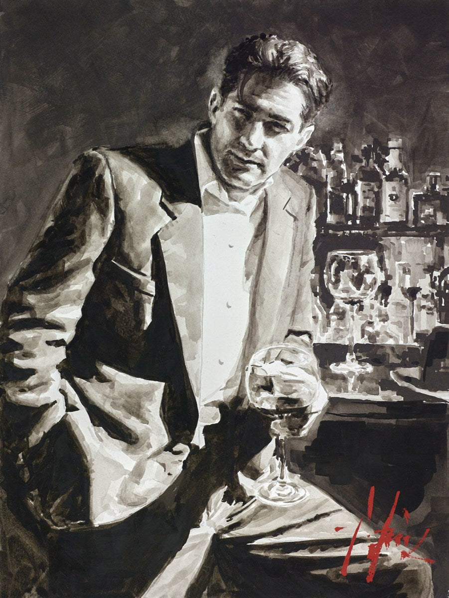 Black Suit & Red Wine II