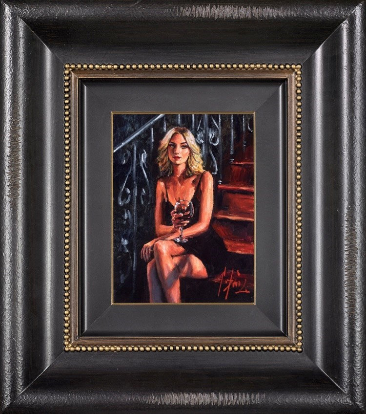 Eden on the Stairs (Framed)