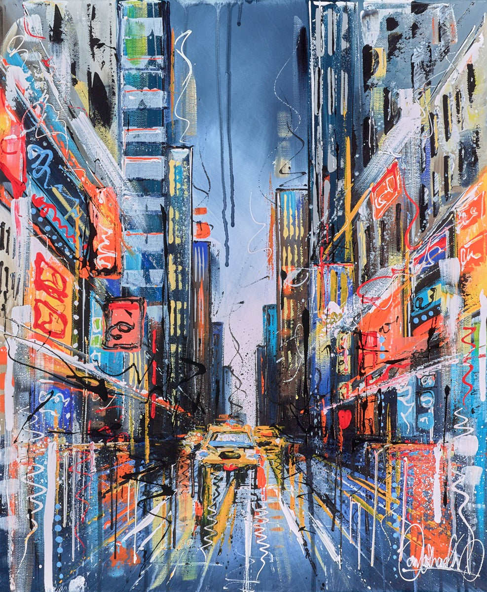 Busy City Streets