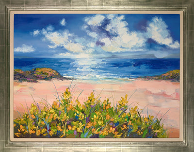 Gorse In Evening Light Near Arisaig