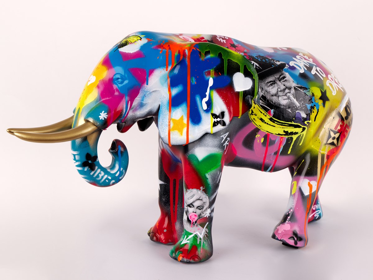 Dare to Dream - Elephant (Framed)