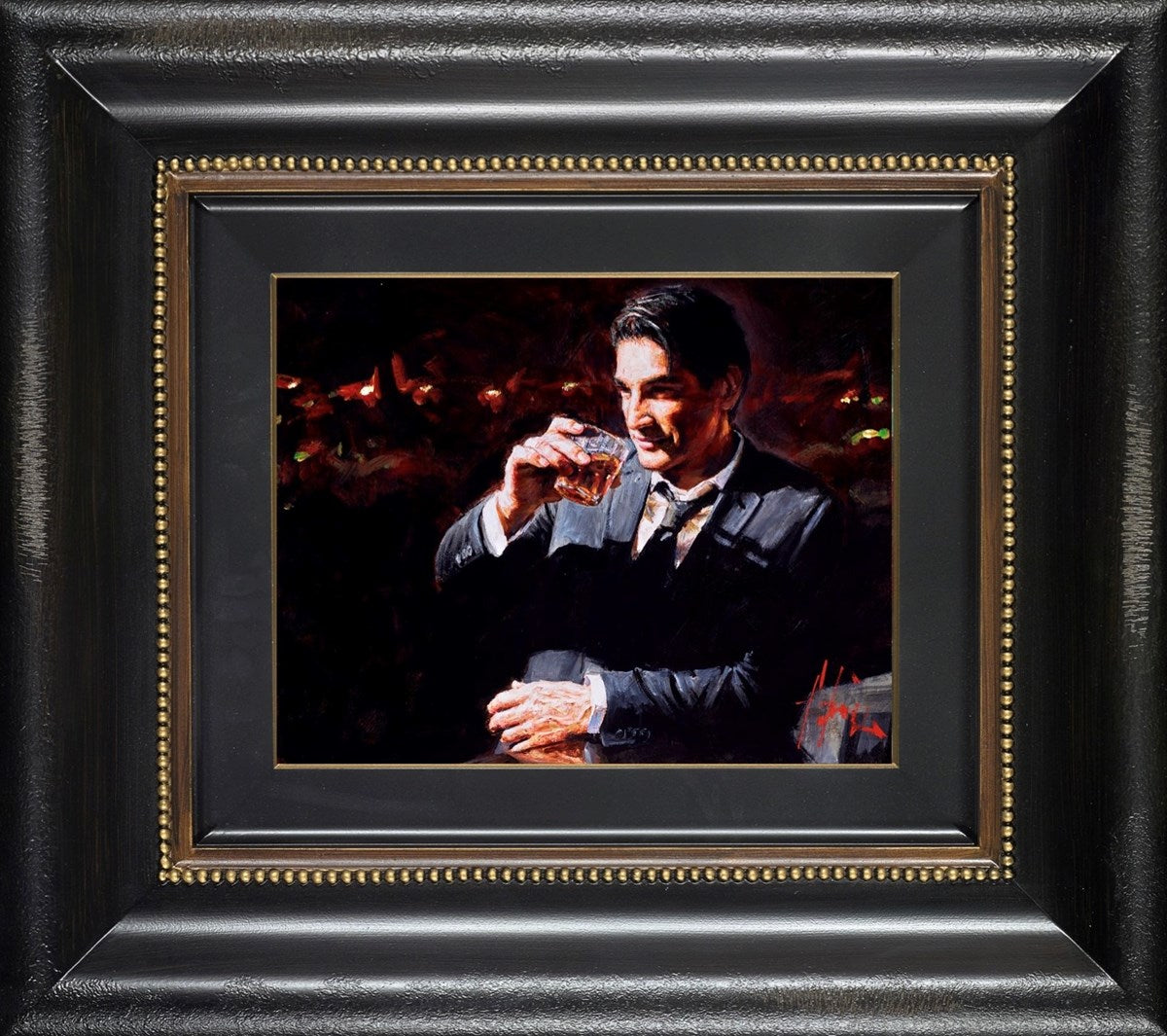 Marcus With Whiskey (Framed)